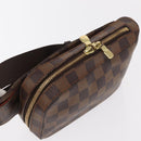 LOUIS VUITTON Damier Ebene Geronimos Shoulder Bag N51994 LV Auth 155185-6
