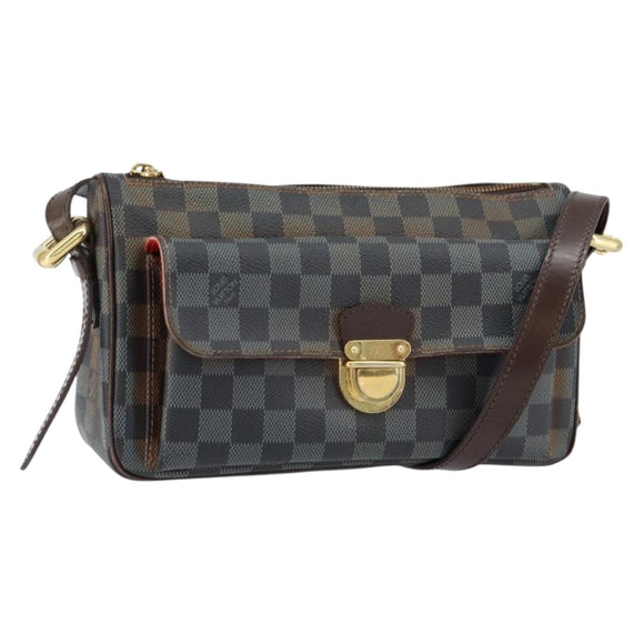 LOUIS VUITTON Damier Ebene Ravello GM Shoulder Bag N60006 LV Auth 155187
