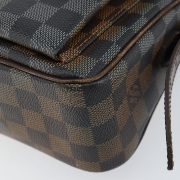 LOUIS VUITTON Damier Ebene Ravello GM Shoulder Bag N60006 LV Auth 155187
