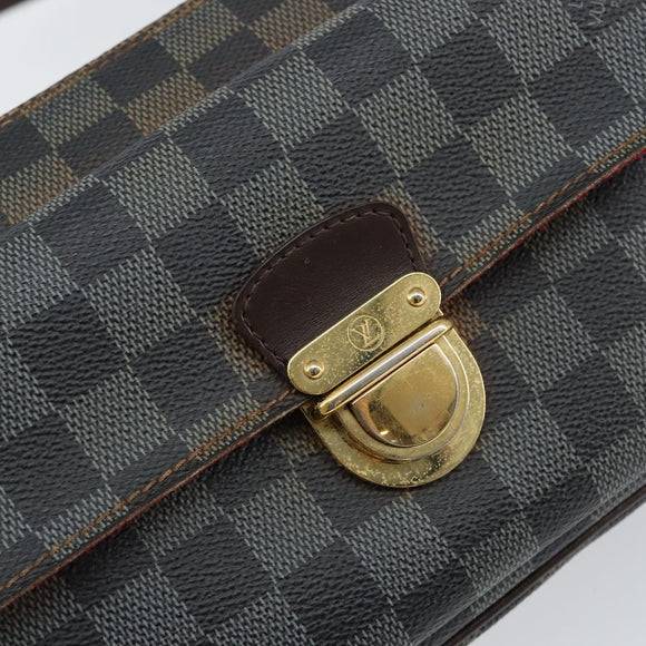 LOUIS VUITTON Damier Ebene Ravello GM Shoulder Bag N60006 LV Auth 155187