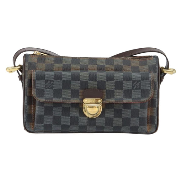 LOUIS VUITTON Damier Ebene Ravello GM Shoulder Bag N60006 LV Auth 155187