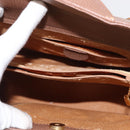 GUCCI Bamboo Hand Bag Suede Brown Gold 002 1186 2060 Auth 155190-15