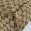 GUCCI GG Canvas Web Sherry Line Hand Bag Beige Red Green 145810 Auth 155191-10