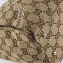 GUCCI GG Canvas Web Sherry Line Hand Bag Beige Red Green 145810 Auth 155191-11