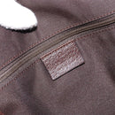 GUCCI GG Canvas Web Sherry Line Hand Bag Beige Red Green 145810 Auth 155191-16