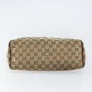 GUCCI GG Canvas Web Sherry Line Hand Bag Beige Red Green 145810 Auth 155191-9