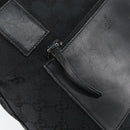 GUCCI GG Canvas Hand Bag Black 019 0402 Auth 155192-14