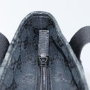 GUCCI GG Canvas Hand Bag Black 019 0402 Auth 155192-15