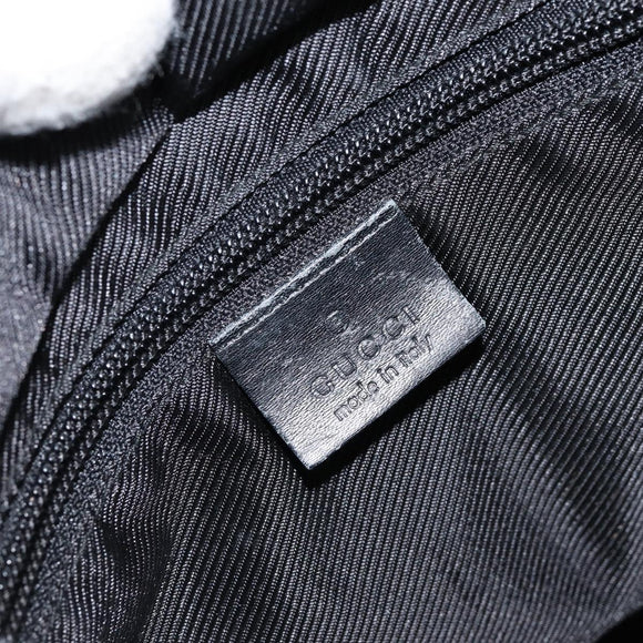 GUCCI GG Canvas Hand Bag Black 019 0402 Auth 155192