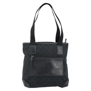 GUCCI GG Canvas Hand Bag Black 019 0402 Auth 155192 - 0