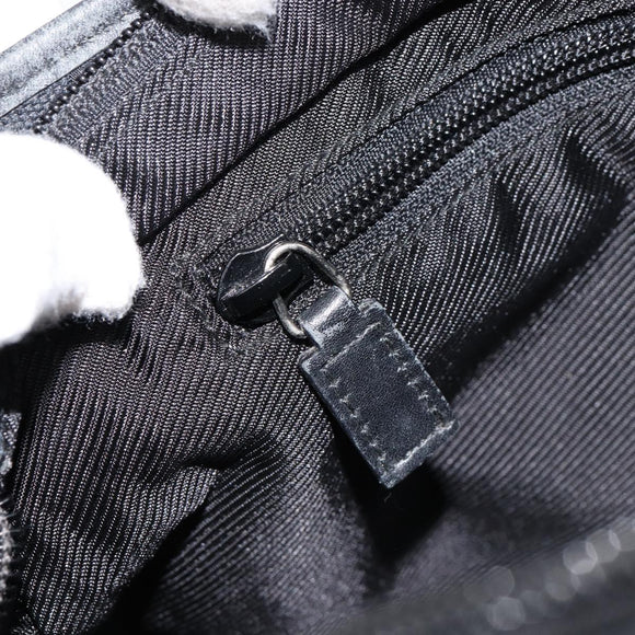 GUCCI GG Canvas Hand Bag Black 019 0402 Auth 155192