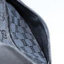GUCCI GG Canvas Hand Bag Black 019 0402 Auth 155192-23