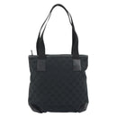 GUCCI GG Canvas Hand Bag Black 019 0402 Auth 155192-3