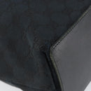 GUCCI GG Canvas Tote Bag Black Gold 002 1098 Auth 155193-11