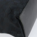 GUCCI GG Canvas Tote Bag Black Gold 002 1098 Auth 155193-13