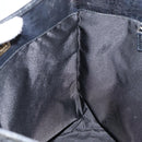 GUCCI GG Canvas Tote Bag Black Gold 002 1098 Auth 155193-17