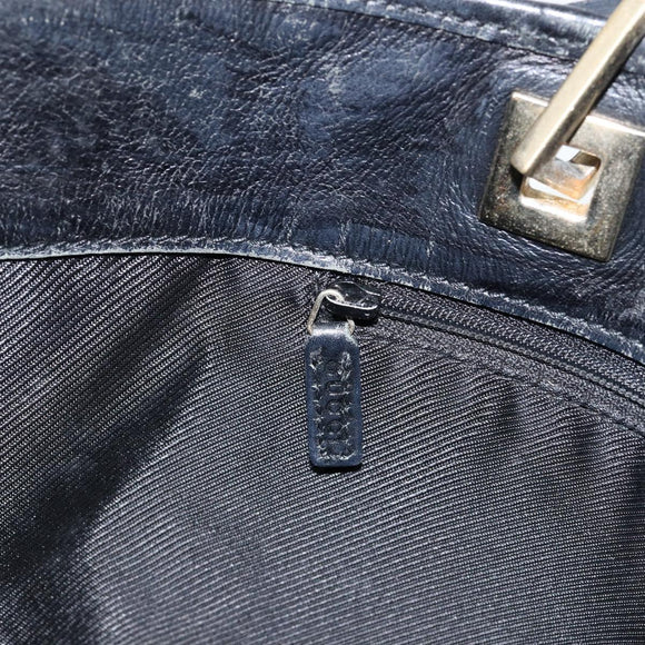 GUCCI GG Canvas Tote Bag Black Gold 002 1098 Auth 155193