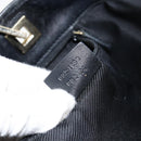 GUCCI GG Canvas Tote Bag Black Gold 002 1098 Auth 155193-20