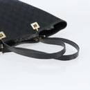 GUCCI GG Canvas Tote Bag Black Gold 002 1098 Auth 155193-7