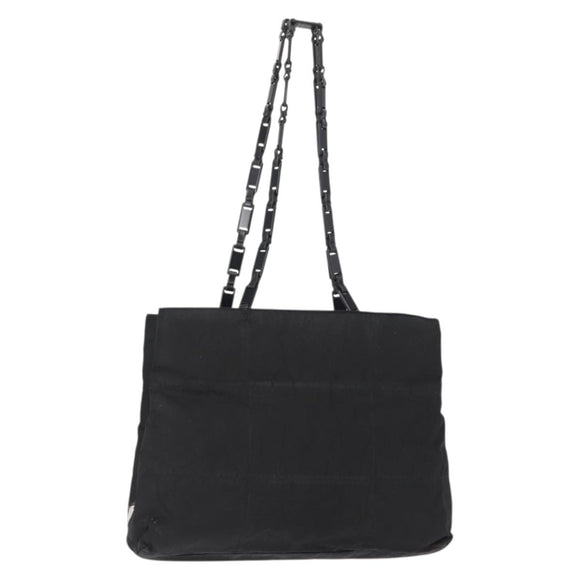 PRADA Tote Bag Nylon Black Auth 155194