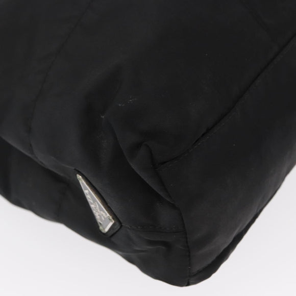 PRADA Tote Bag Nylon Black Auth 155194