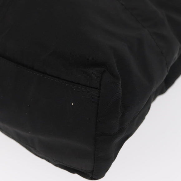 PRADA Tote Bag Nylon Black Auth 155194