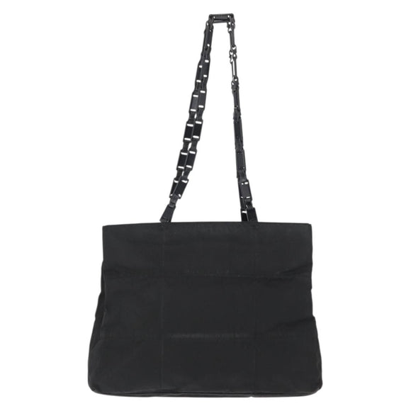 PRADA Tote Bag Nylon Black Auth 155194