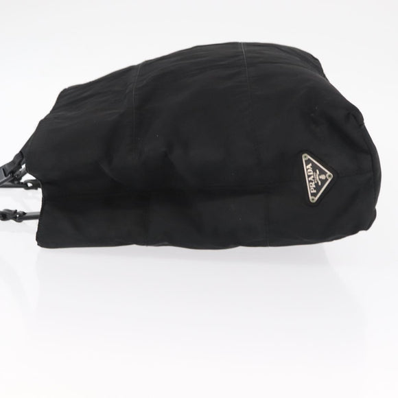PRADA Tote Bag Nylon Black Auth 155194