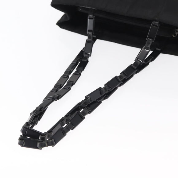 PRADA Tote Bag Nylon Black Auth 155194