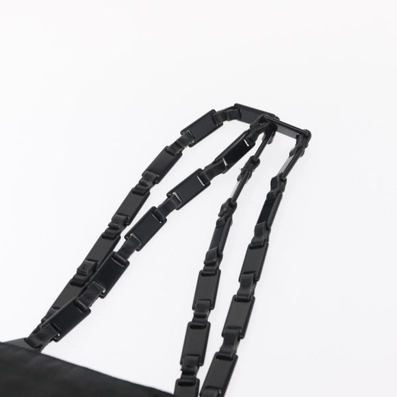 PRADA Tote Bag Nylon Black Auth 155194