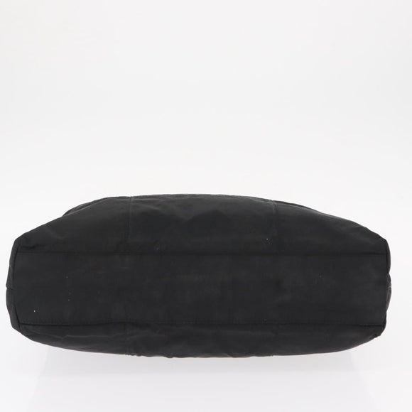 PRADA Tote Bag Nylon Black Auth 155194