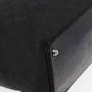 GUCCI GG Canvas Tote Bag Black Silver 120836 Auth 155197-10