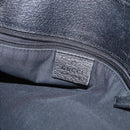 GUCCI GG Canvas Tote Bag Black Silver 120836 Auth 155197-15