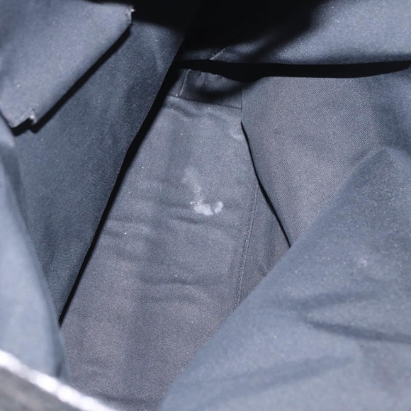 GUCCI GG Canvas Tote Bag Black Silver 120836 Auth 155197