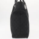 GUCCI GG Canvas Tote Bag Black Silver 120836 Auth 155197-4