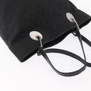 GUCCI GG Canvas Tote Bag Black Silver 120836 Auth 155197-6