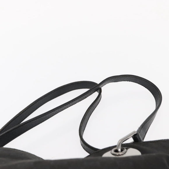 GUCCI GG Canvas Tragetasche Schwarz Silber 120836 Auth 155197