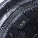 GUCCI Bamboo Hand Bag Leather 2way Black 000 1046 0290 Auth 155198-20