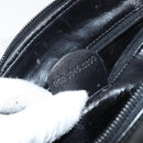 GUCCI Bamboo Hand Bag Leather 2way Black 000 1046 0290 Auth 155198-12