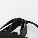 PRADA Business Bag Nylon 2way Black Silver Auth 155199-9
