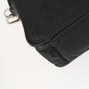 PRADA Business Bag Nylon 2way Black Silver Auth 155199-16