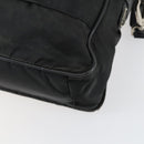 PRADA Business Bag Nylon 2way Black Silver Auth 155199-17