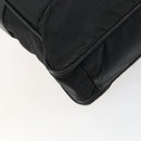PRADA Business Bag Nylon 2way Black Silver Auth 155199-18