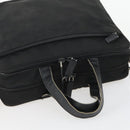 PRADA Business Bag Nylon 2way Black Silver Auth 155199-6