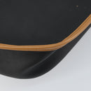 Christian Dior Shoulder Bag PVC Leather Black Gold Auth 155201-9