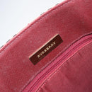 BURBERRY Nova Check Tote Bag Canvas Beige Gold Auth 155202-11