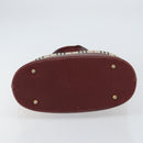 BURBERRY Nova Check Tote Bag Canvas Beige Gold Auth 155202-5