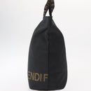 FENDI Hand Bag Nylon Black Auth 155203-4