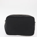 FENDI Hand Bag Nylon Black Auth 155203-9