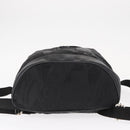 Salvatore Ferragamo Gancini Backpack Nylon Black Silver Auth 155204-5